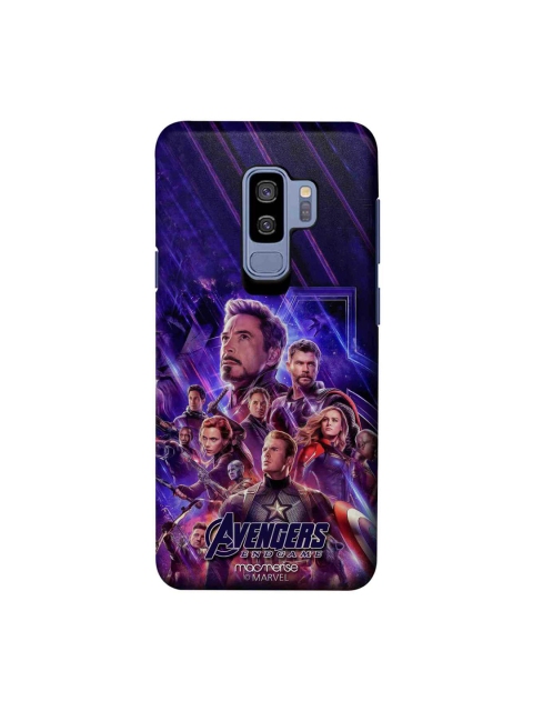 

macmerise Blue & Purple Marvel Comics Avengers Endgame Poster Sublime Samsung Galaxy S9 Plus Back Case
