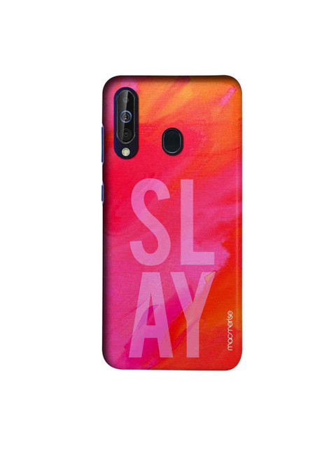 

macmerise Pink & Red Slay Samsung Galaxy M40 Back Case