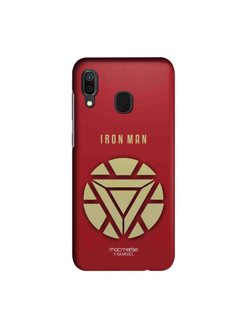 

macmerise Red & Brown Marvel Comics Minimalistic Ironman Sublime Samsung Galaxy A30 Back Case