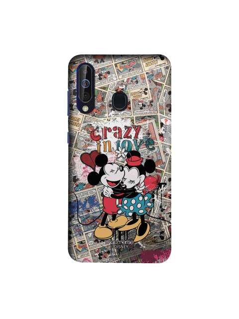 

macmerise Grey & Red Disney Crazy In love Sublime Samsung Galaxy A60 Back Cover