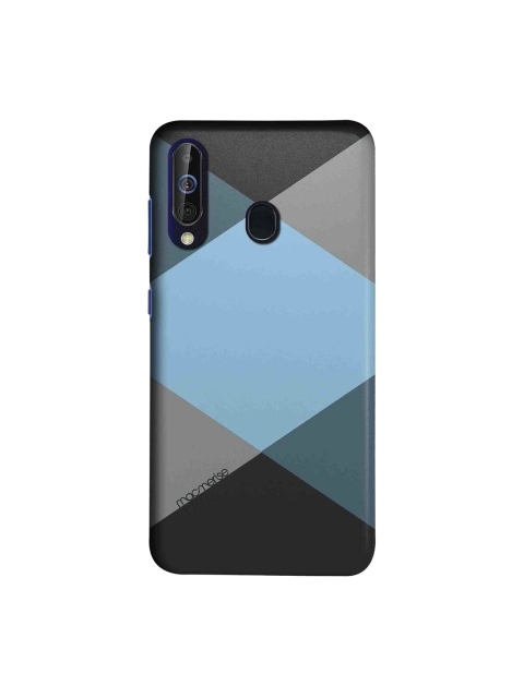 

macmerise Black & Blue Criss Cross Blugrey Sublime Samsung Galaxy M40 Back Case