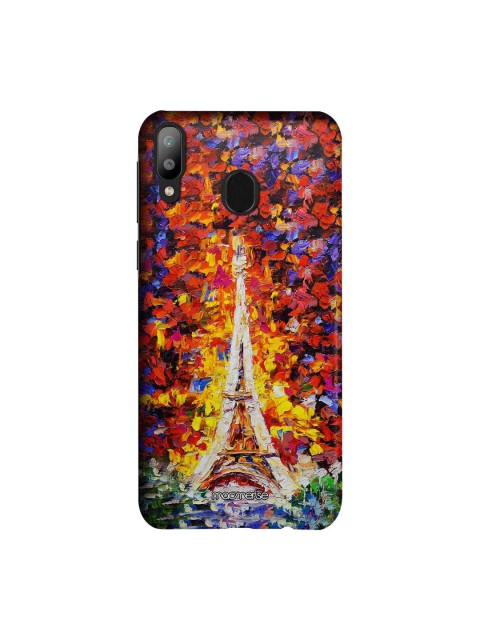 

macmerise Purple & Red Artistic Eifel Samsung Galaxy M20 Back Case