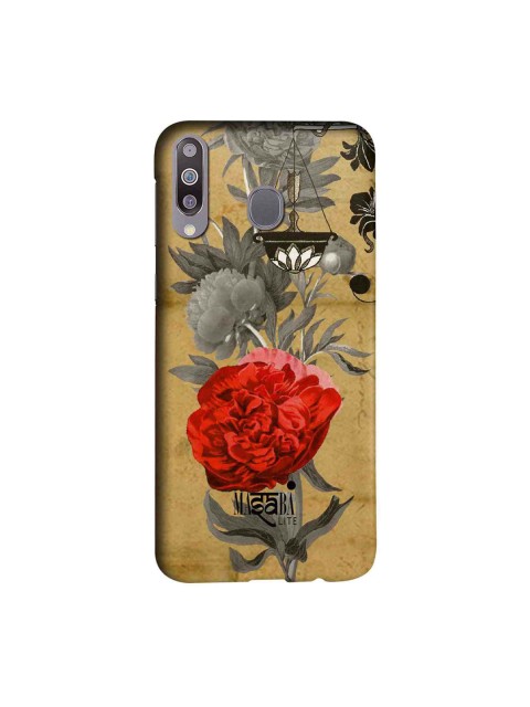 

macmerise Brown & Grey Masaba Floral Scale Samsung Galaxy M30 Back Case