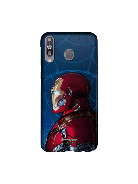 

macmerise Blue & Red Marvel Comics Iron Man Side Armor Sublime Samsung Galaxy M30 Back Case