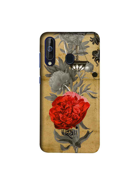 

macmerise Brown & Grey Masaba Floral Scale Samsung Galaxy A60 Back Case