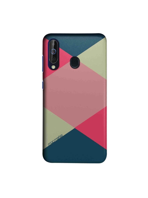 

macmerise Pink & Teal Blue Criss Cross Tealpink Samsung Galaxy M40 Back Case