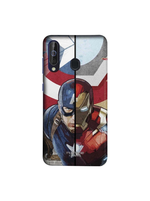 

macmerise Red & Blue Marvel Comics Man Vs Machine Sublime Samsung Galaxy A60 Back Cover
