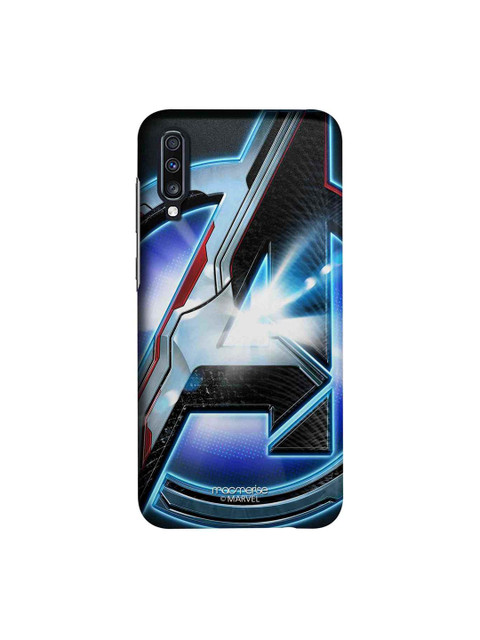 

macmerise Grey & Blue Marvel Comics Endgame Logo Sublime Samsung Galaxy A70 Back Case