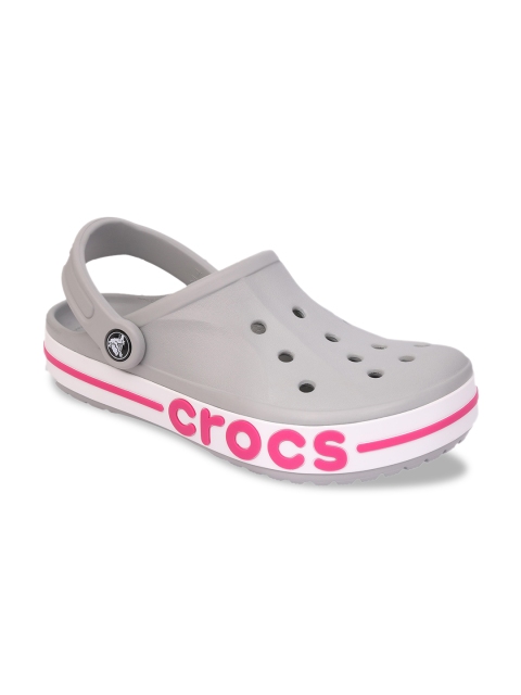 

Crocs Unisex Grey & White Clogs