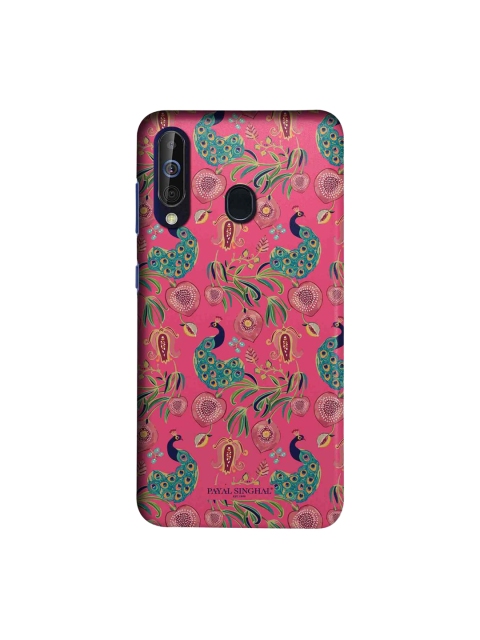

macmerise Pink & Green Payal Singhal Anaar & Mor Sublime Samsung Galaxy M40 Back Case