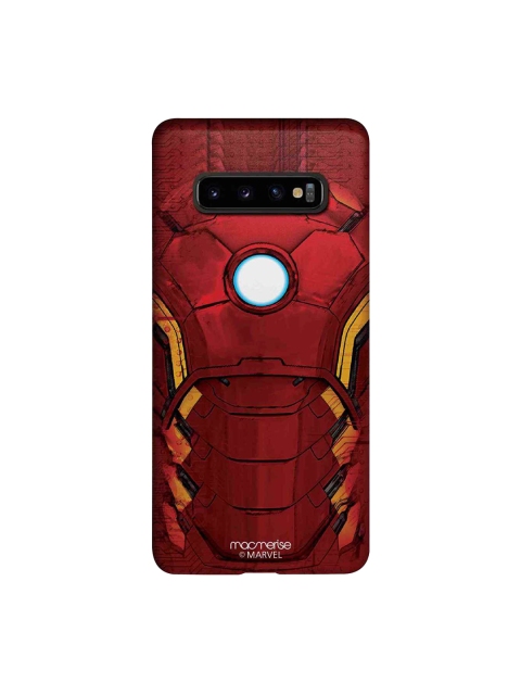 macmerise Red Marvel Comics Suit of Armour Sublime Samsung Galaxy S10 Plus Back Case