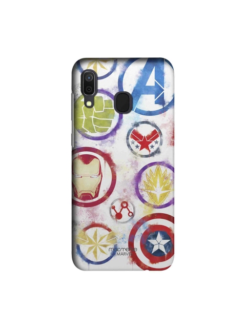 

macmerise Multicoloured Marvel Comics Avengers Icons Graffiti Sublime Samsung Galaxy A30 Back Case, Multi