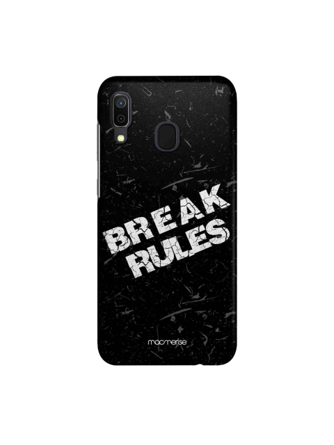 

macmerise Black & White Break Rules Samsung Galaxy A30 Back Case