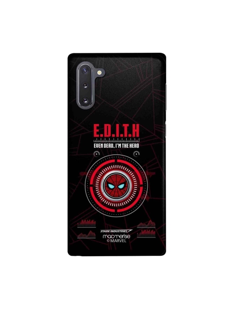 

macmerise Black & Red Spiderman Hello Edith Sublime Samsung Galaxy Note10 Back Cover