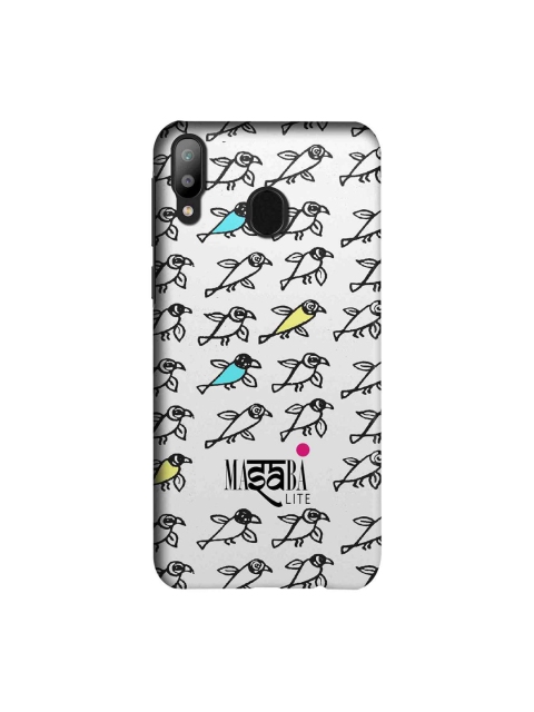 

macmerise White & Black Masaba Bird Print Sublime Samsung Galaxy M20 Back Case