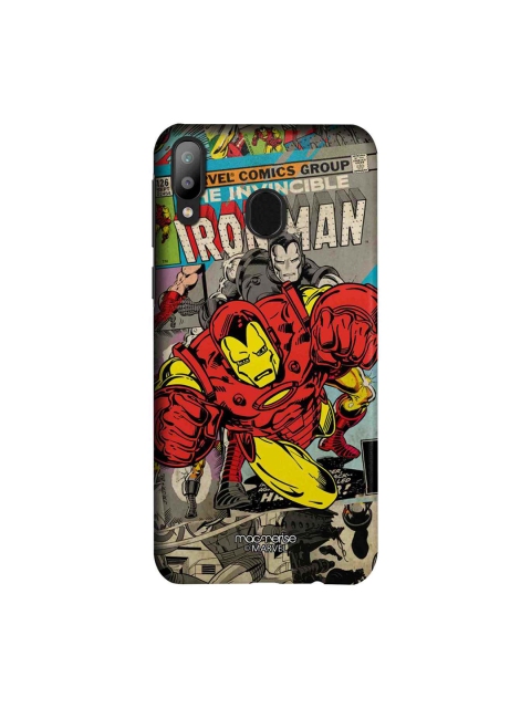 

macmerise Grey & Red Marvel Comics Ironman Sublime Samsung Galaxy M20 Back Case