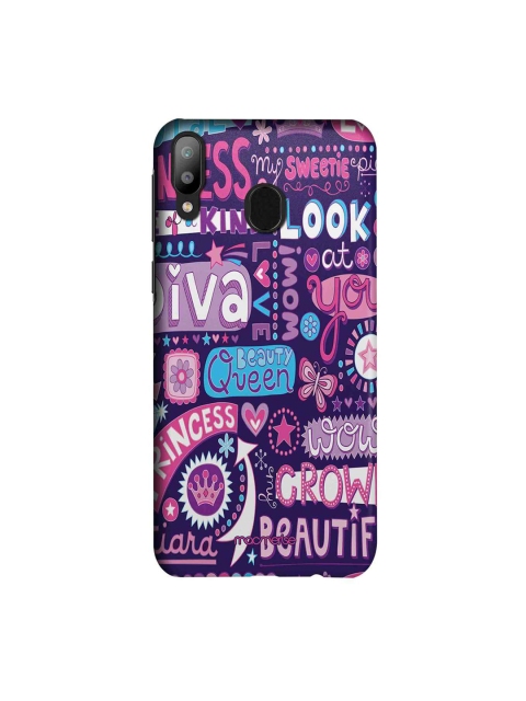 

macmerise Purple & Pink Diva Diaries Sublime Samsung Galaxy M20 Back Case