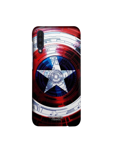 

macmerise Red & Blue Marvel Comics Captains Shield Decoded Sublime Samsung Galaxy A50 Back Case