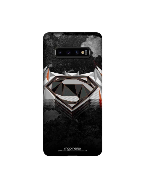 

macmerise Black & Grey DC Comics Men Of Steel Sublime Samsung Galaxy S10 Plus Back Case