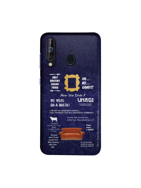 

macmerise Blue & White Friends Essentials Sublime Samsung Galaxy M40 Back Case