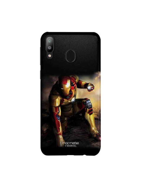 

macmerise Black & Red Marvel Iron Man Printed Samsung Galaxy M20 Back Case