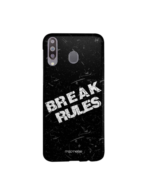 

macmerise Black & White Break Rules Samsung Galaxy M30 Back Case