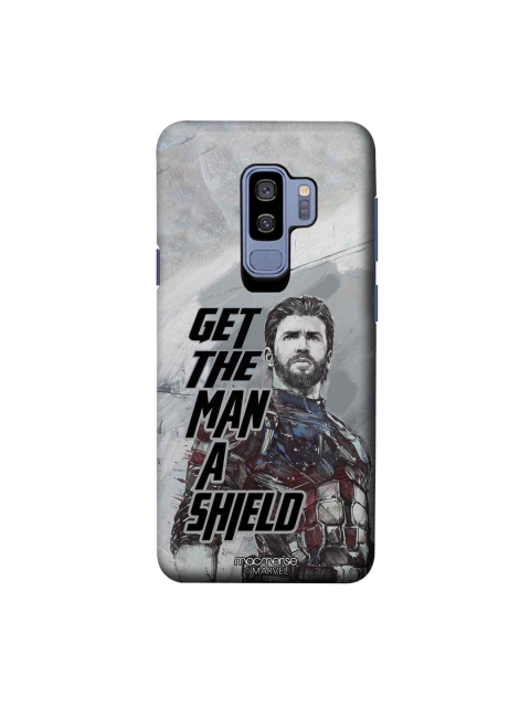 

macmerise Grey & Black Marvel Comics Need for Shield Sublime Samsung Galaxy S9 Plus Back Case