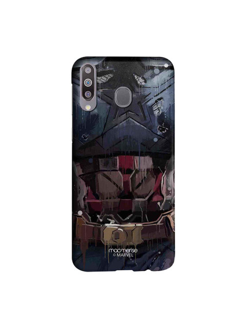 

macmerise Blue & Black Marvel Comics Grunge Suit Steve Sublime Samsung Galaxy M30 Back Case, Multi