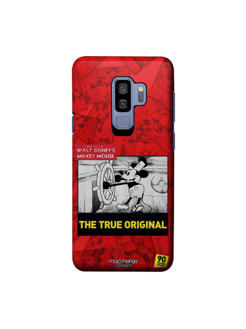 

macmerise Red & Grey Disney Mickey Potrait Mode Sublime Samsung Galaxy S9 Plus Back Case