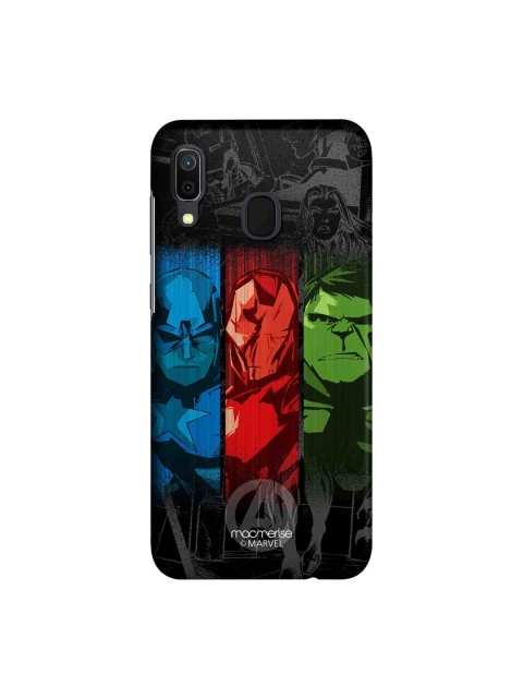

macmerise Black & Blue Marvel Comics Avengers Sketch Sublime Samsung Galaxy A30 Back Cover