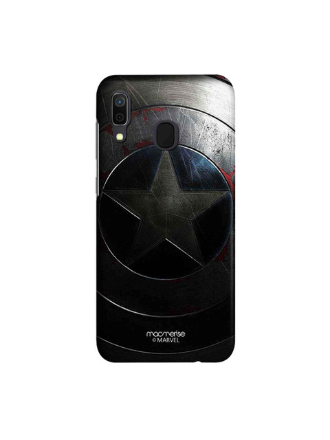 

macmerise Green & Black Rusted Captain America Shield Samsung Galaxy A30 Back Case, Grey