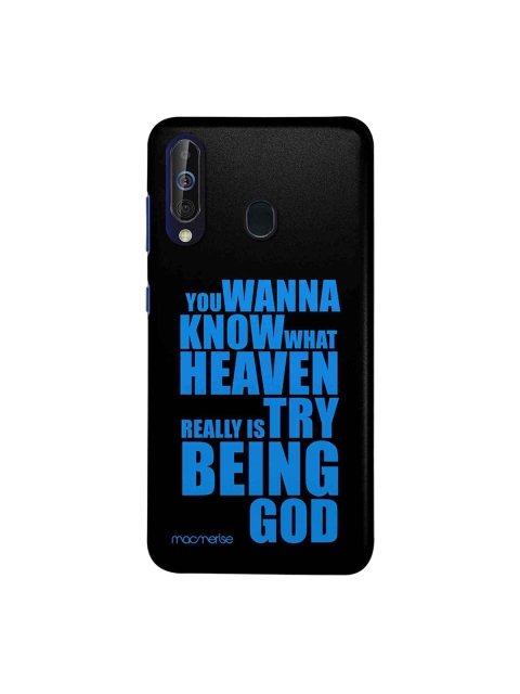 

macmerise Black & Blue Try Being God Illustration Sublime Samsung Galaxy A60 Case