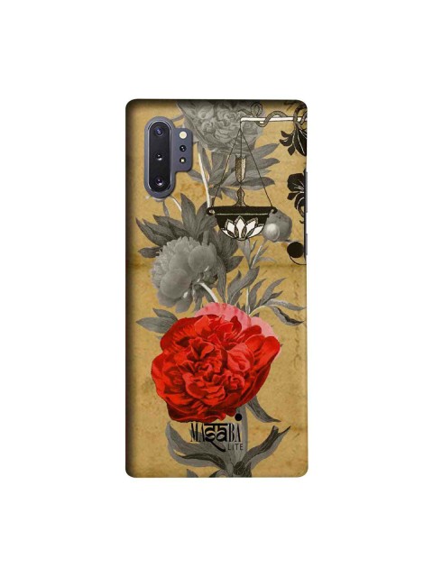

macmerise Brown & Grey Masaba Floral Scale Samsung Galaxy Note 10 Plus Back Case, Bronze