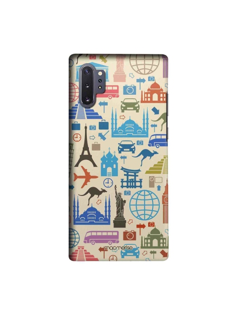 

macmerise Beige & Blue Travel Lover Sublime Samsung Galaxy Note10 Plus Back Cover