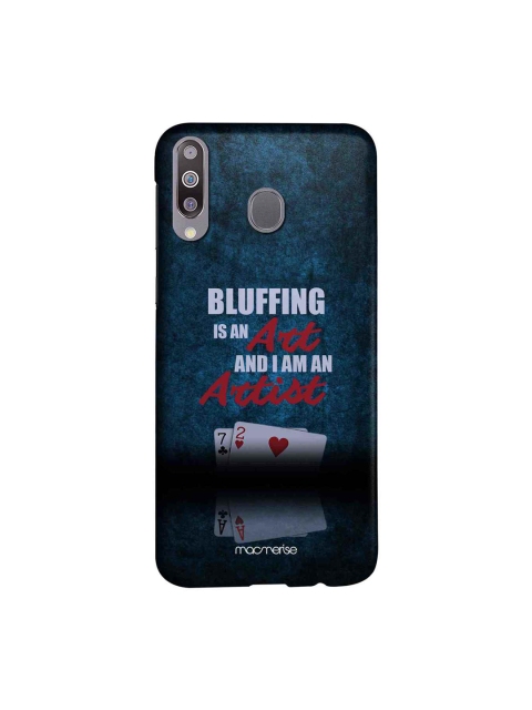 macmerise Blue & White Art of Bluffing Sublime Samsung Galaxy M30 Back Case