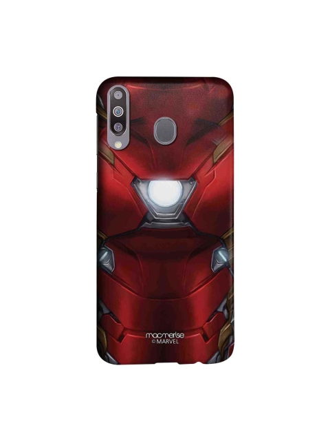 

macmerise Red & White Marvel Comics Suit Up Ironman Sublime Samsung Galaxy M30 Back Cover