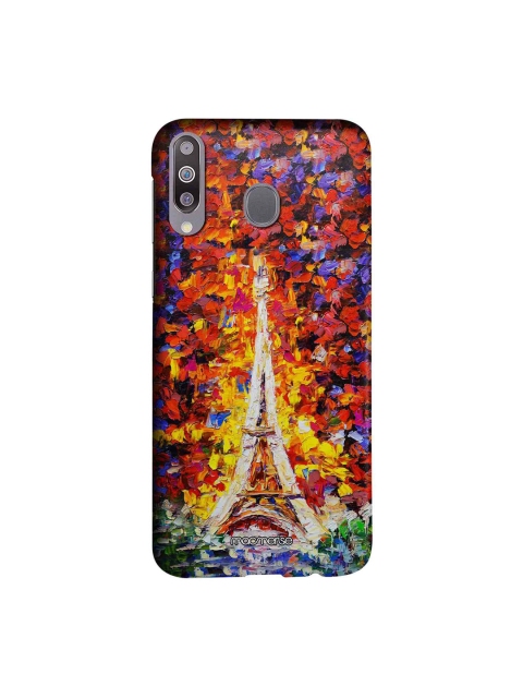 

macmerise Purple & Red Artistic Eiffel Samsung Galaxy M30 Back Case
