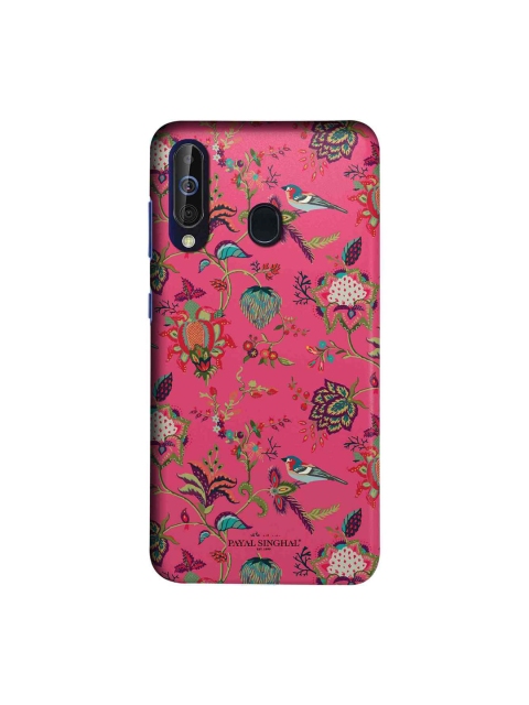 

macmerise Pink & Green Payal Singhal Chidiya Sublime Samsung Galaxy M40 Back Case