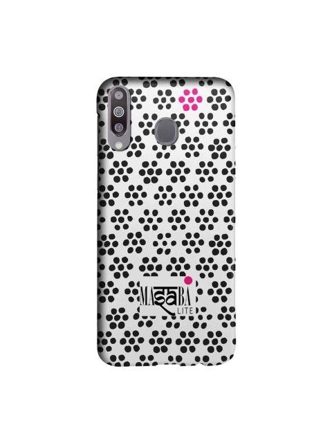 

macmerise Black & White Masaba Boondi Print Sublime Samsung Galaxy M30 Back Case