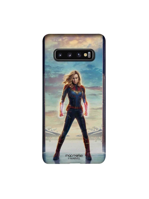 

macmerise Blue & Red Marvel Comics Captain Marvel Poster Sublime Samsung Galaxy S10 Back Case
