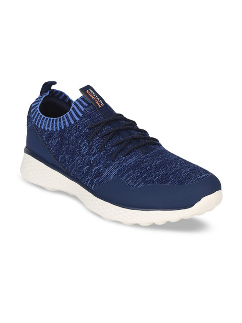 

Red Tape Men Navy Blue Mesh Walking Shoes