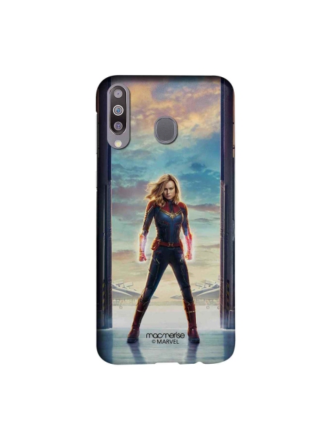 

macmerise Blue & Red Marvel Comics Captain Marvel Poster Sublime Samsung Galaxy M30 Back Case