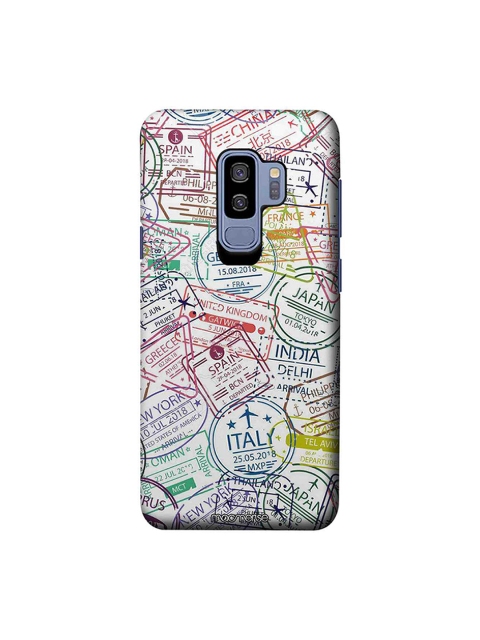 

macmerise Multicoloured Immigration Stamps Classic Pro Samsung Galaxy S9 Plus Back Case, Multi