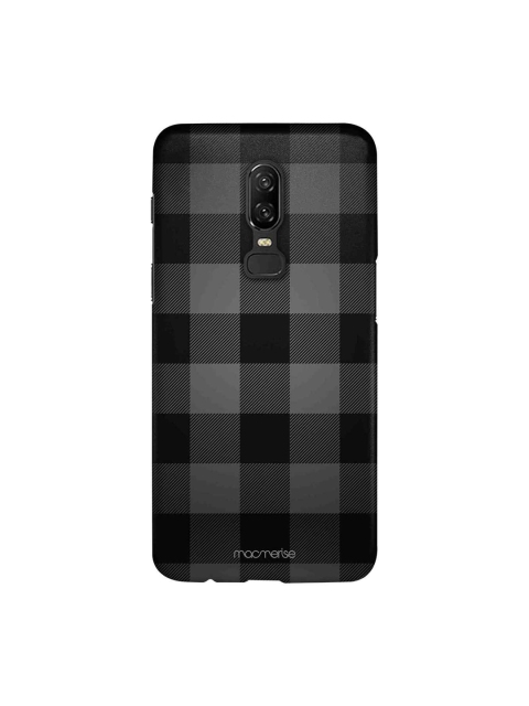 

macmerise Black & Grey Checkmate Sublime OnePlus 6 Back Cover