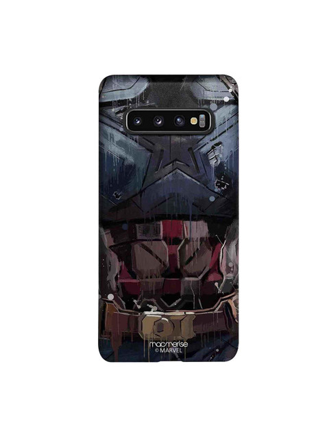 

macmerise Blue & Black Marvel Comics Grunge Suit Steve Sublime Samsung Galaxy S10 Back Case