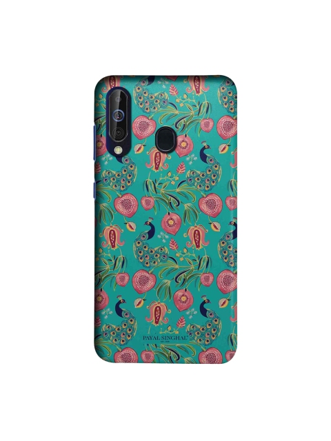 

macmerise Green & Pink Payal Singhal Aar & Mor Sublime Samsung Galaxy A60 Back Cover