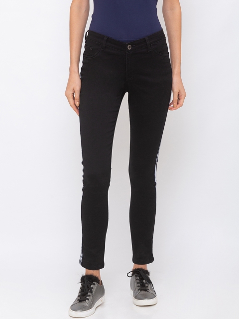 

Globus Women Black Skinny Fit Mid-Rise Clean Look Jeans