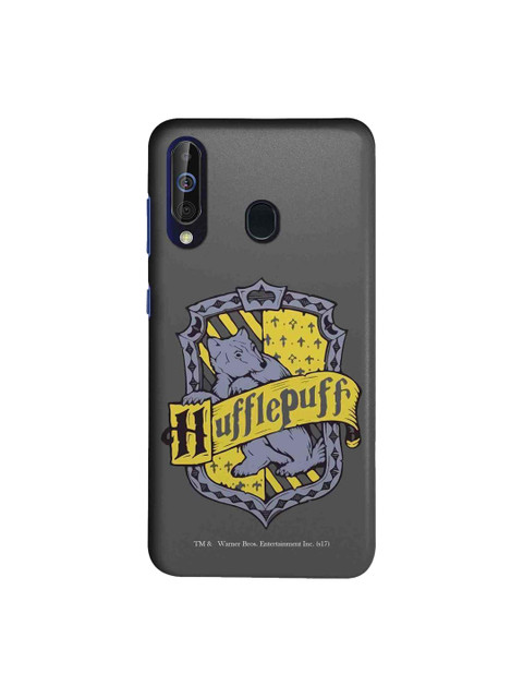 

macmerise Grey & Yellow Harry Potter Crest Hufflepuff Sublime Samsung Galaxy A60 Case