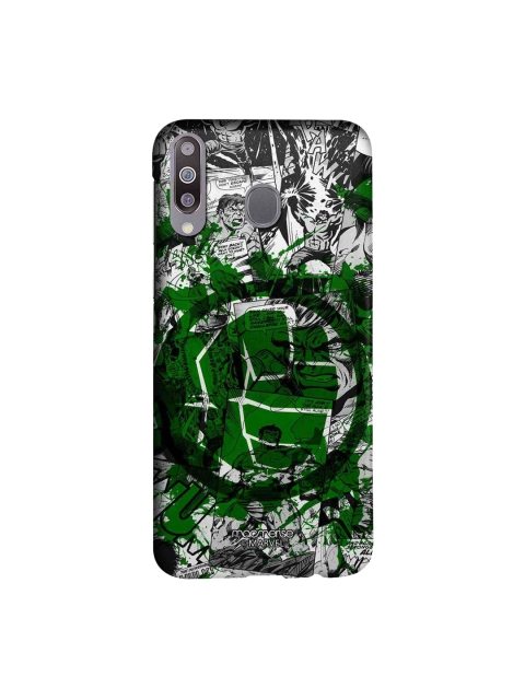 

macmerise Green & Black Marvel Comics Splash Out Hulk Fist Sublime Samsung Galaxy M30 Back Case