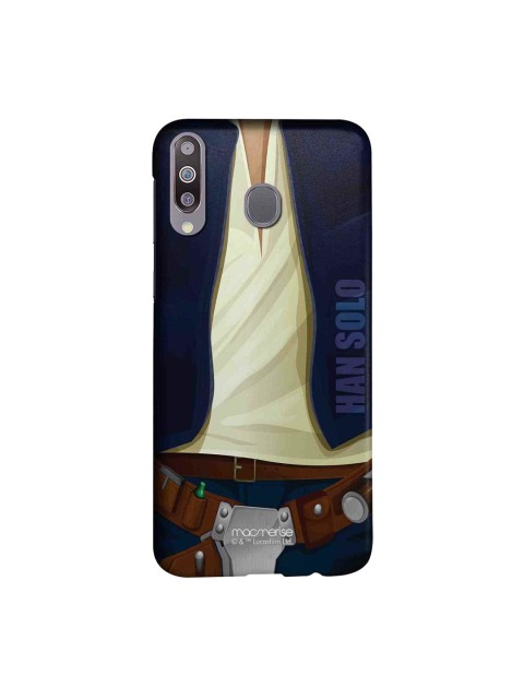 

macmerise Blue & Off-White Star Wars Attire Han Sublime Samsung Galaxy M30 Back Case